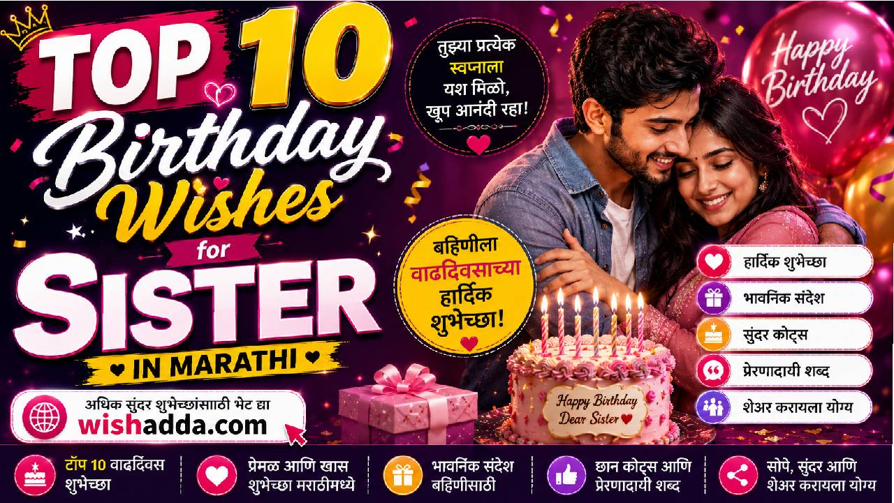 Birthday wishes for sister in marathi