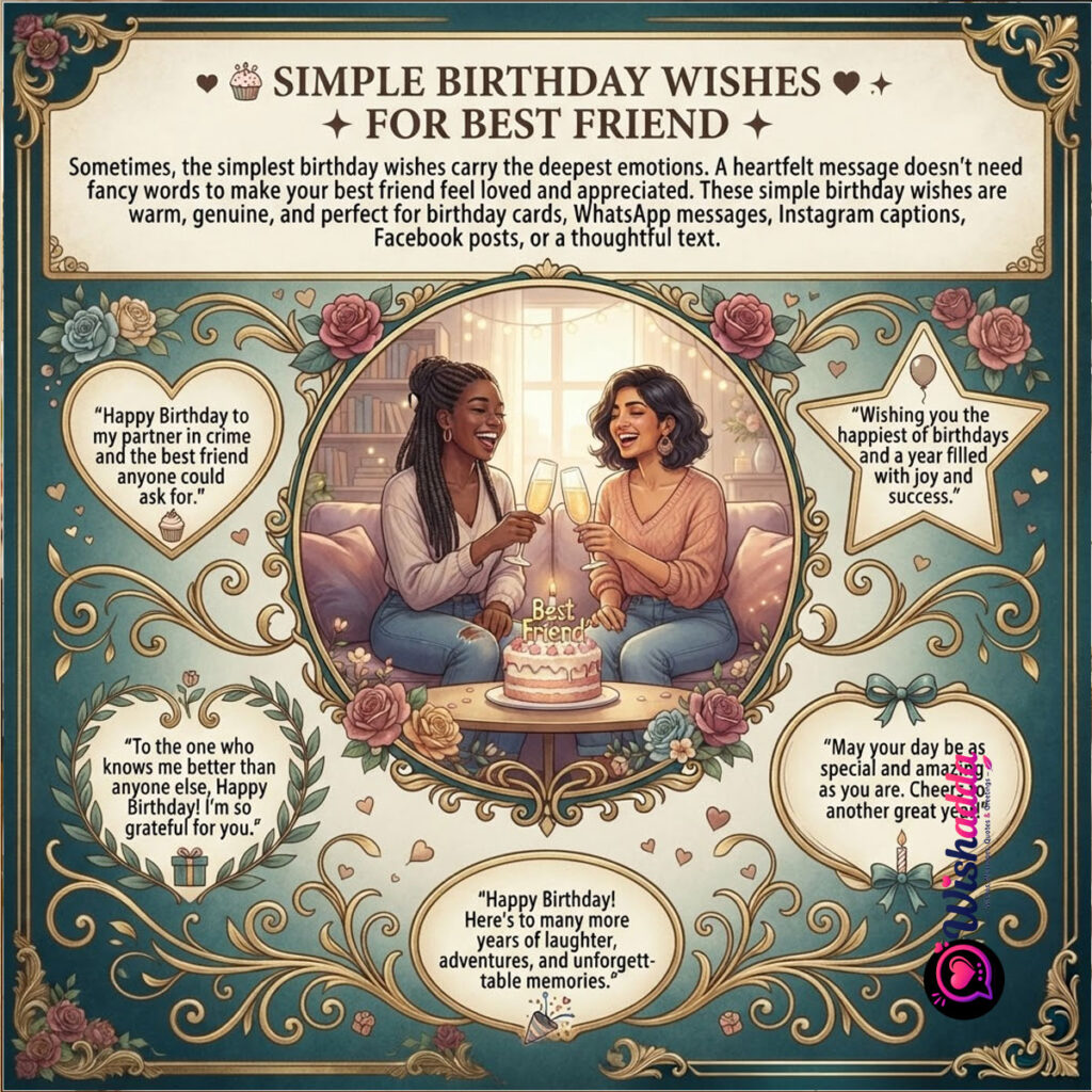 Birthday Wishes for Best Friend 