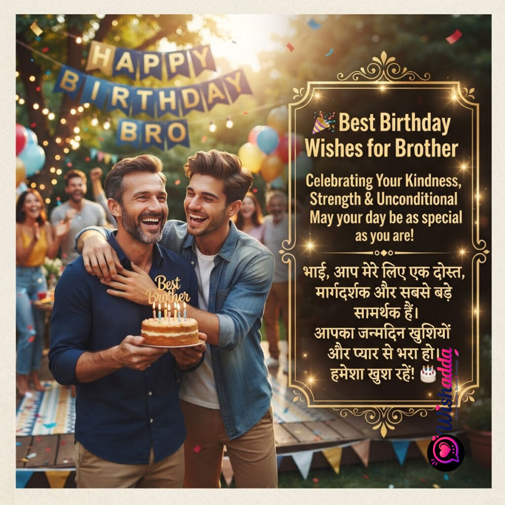 Birthday Wishes for Brother 