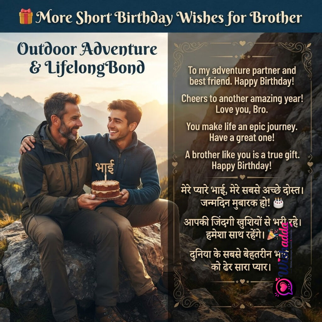 Birthday Wishes for Brother  