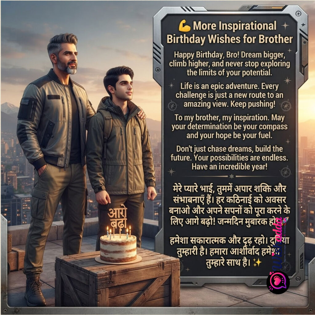 Birthday Wishes for Brother 