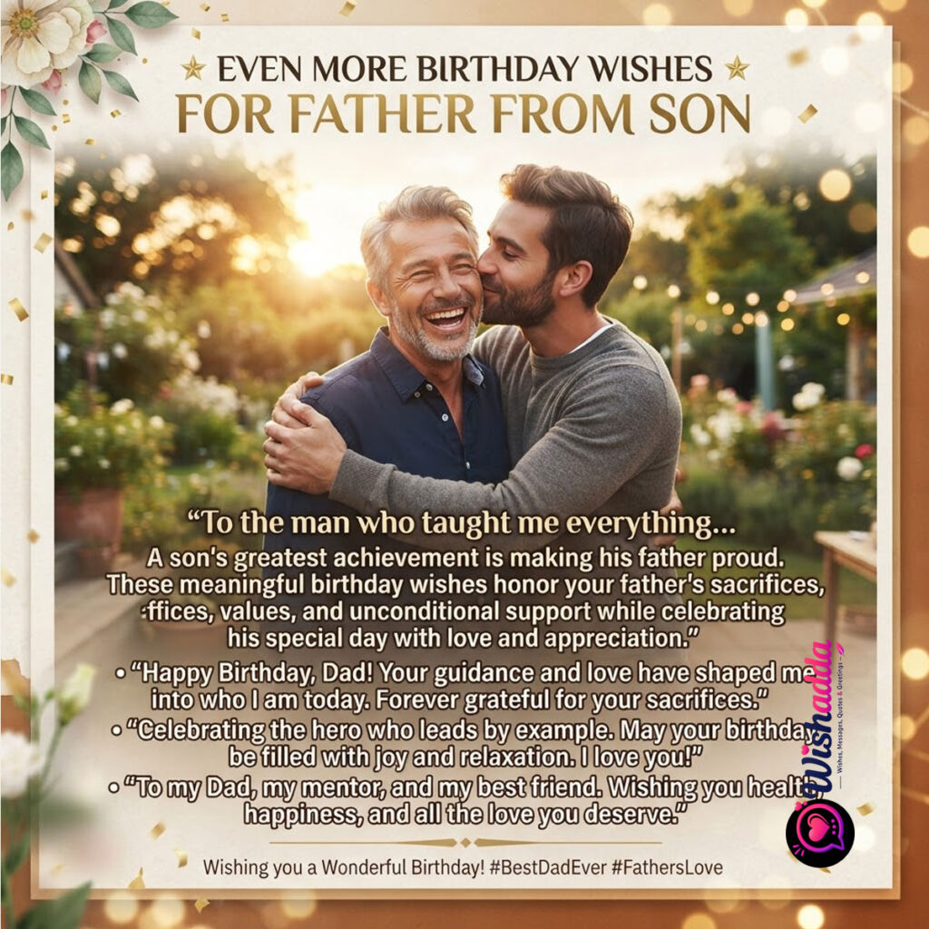 Birthday Wishes for Father 