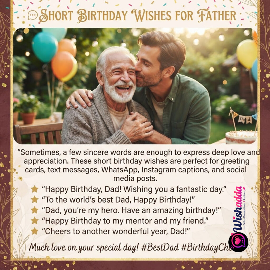 
Birthday Wishes for Father 