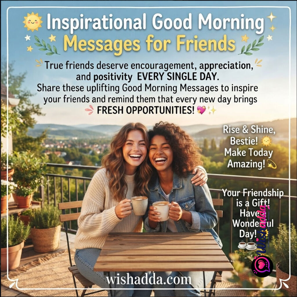 Inspirational Good Morning Messages for Friends and Family 