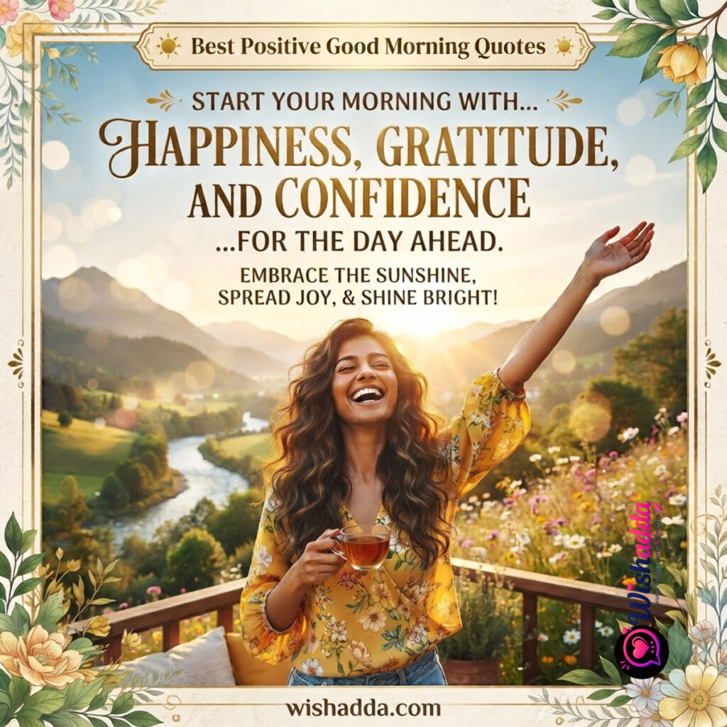 Positive Good Morning Quotes 