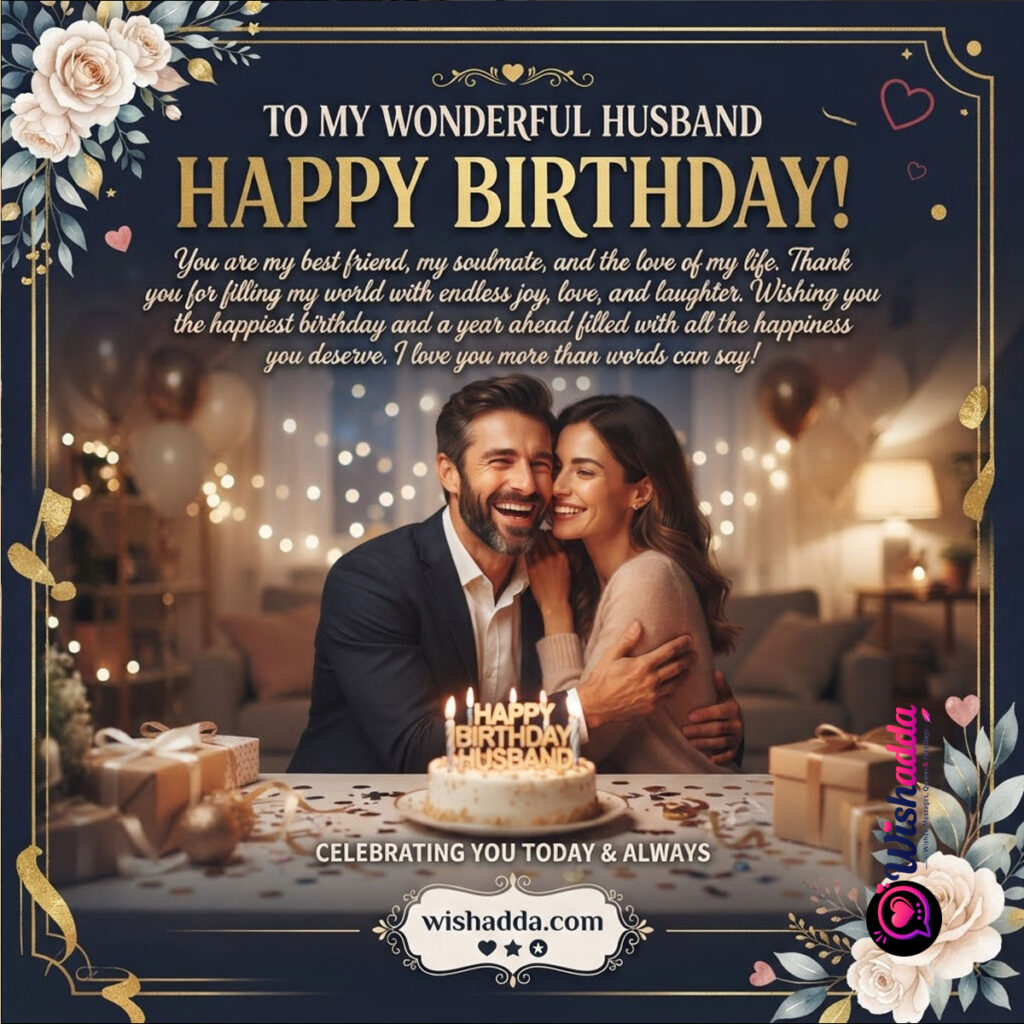 Romantic Birthday Wishes for Husband 